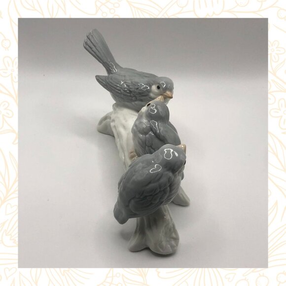 Vintage Otagiri Japan Porcelain Birds on Branch MCM Figurine - Picture 4 of 7